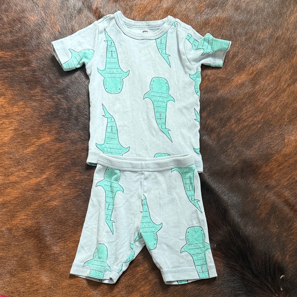 Tea Collection whale shark pajamas